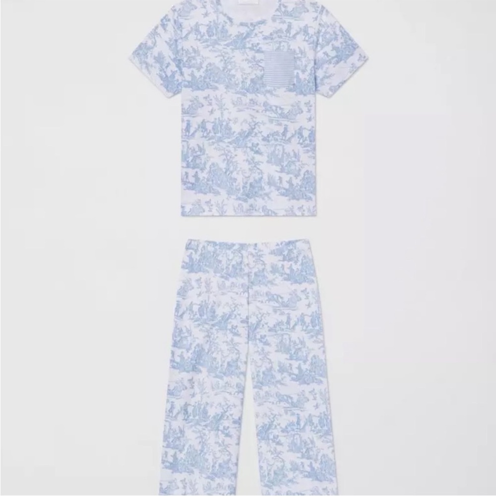 NWT LAKE x Brooks Brothers Toile Pajama set size M- SOLD OUT ON WEBSITE